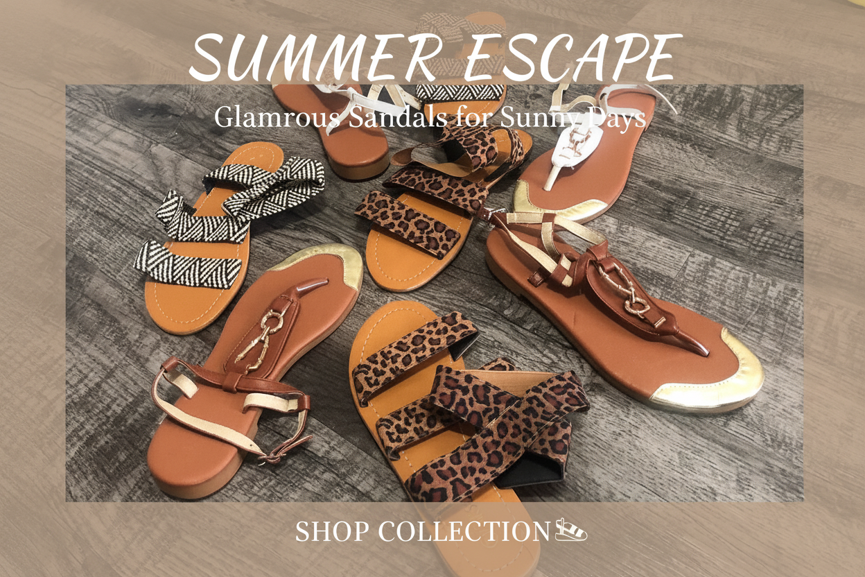SHOEGLAM Sandal Collection Banner